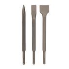 Silverline SDS Plus Hex Chisel Set 3pce 250mm – 20, 40mm &amp; Point additional 4