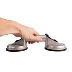 Silverline Double Suction Pads Aluminium additional 7