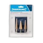 Silverline Titanium-Coated HSS Step Drill Set 3pce 3pce additional 4