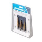 Silverline Titanium-Coated HSS Step Drill Set 3pce 3pce additional 5