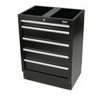 Draper 31387 BUNKER® Modular 5 Drawer Floor Cabinet, 680mm additional 1