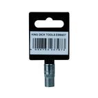 King Dick Socket 1/4" SD 6pt Metric additional 6