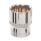 Silverline Socket 1/2" Drive 12pt Metric additional 2