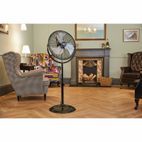 Draper 70429 Pedestal Fan, 18"/450mm, 120W additional 2