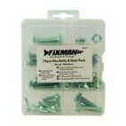 Fixman Hex Bolts &amp; Nuts Pack 75pce additional 3