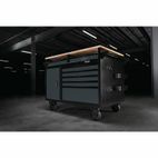 Draper 08251 BUNKER® Multi-Functional Workbench Roller Tool Cabinet, 14 Drawer, 48", Grey additional 2