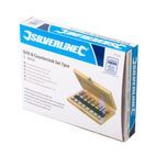 Silverline Drill &amp; Countersink Set 7pce 3 - 6mm additional 6