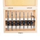 Silverline Drill &amp; Countersink Set 7pce 3 - 6mm additional 2