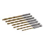 Silverline Hex Shank Drill Bit Set 7pce 3 - 6.5mm additional 1