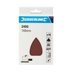 Silverline Hook &amp; Loop Detail Sander Sheets 140mm 10pk additional 3