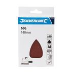 Silverline Hook &amp; Loop Detail Sander Sheets 140mm 10pk additional 4