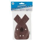 Silverline Hook &amp; Loop Detail Sander Sheets with 2 Tips 140mm 10pk additional 4