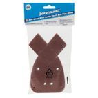 Silverline Hook &amp; Loop Detail Sander Sheets with 2 Tips 140mm 10pk additional 5