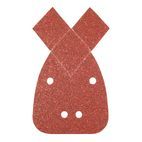 Silverline Hook &amp; Loop Detail Sander Sheets with 2 Tips 140mm 10pk additional 1