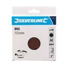 Silverline Hook &amp; Loop Discs Punched 125mm 10pk additional 4