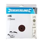 Silverline Hook &amp; Loop Discs Punched 225mm 10pk additional 4