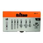 Triton 1/4" Router Kit 6pce 6pce additional 2
