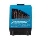Silverline Cobalt Drill Bit Set 19pce 1 - 10mm additional 4