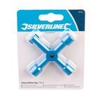 Silverline 4-Way Utilities Key 70mm additional 3