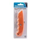 Silverline Retractable Hi-Vis Grip Knife 140mm additional 2