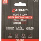Abracs Hook &amp; Loop Delta Sanding Sheets Pack 6 additional 2