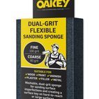 Oakey Dual-Grit Flexible Sanding Sponge - 90 x 65 x 25mm additional 1