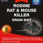 Rentokil Rodine Rat &amp; Mouse Killer Grain Bait additional 1
