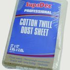 SupaDec Cotton Twill Dust Sheet additional 1
