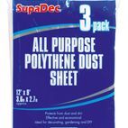 SupaDec All Purpose Polythene Dust Sheets additional 3
