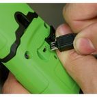 Sealey LED3601G Rechargeable 360° Inspection Lamp 3W COB + 1W LED Green Lithium-Polymer additional 1