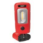 Sealey LED3601R Rechargeable 360° Inspection Lamp 3W COB + 1W LED Red Lithium-Polymer additional 5