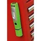 Sealey LED3602G Rechargeable 360° Inspection Lamp 7 SMD + 3W LED Green Lithium-ion additional 2
