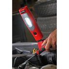 Sealey LED3602R Rechargeable 360° Inspection Lamp 7 SMD + 3W LED Red Lithium-ion additional 8