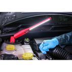 Sealey LED3604R Rechargeable 360° Slim Inspection Lamp 16 SMD LED + 1W LED Red Lithium-ion additional 8