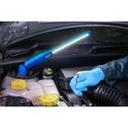 Sealey LED3604UV Rechargeable 360° Slim Inspection Lamp 16 SMD LED + 1W LED + UV Light Black Lithium-ion additional 1