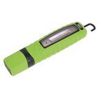 Sealey LED360G Rechargeable 360° Inspection Lamp 14 SMD LED + 3W LED Green Lithium-ion additional 5