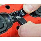 Sealey LED360PLUSR Rechargeable 360° Inspection Lamp 16 SMD LED + 3W LED Red 2 x Lithium-ion additional 10