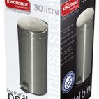 Kingfisher Pedal Bin Stainless Steel additional 2