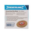 Silverline Brassed Steel Wire Wheel additional 2