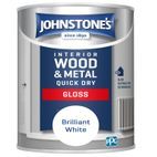 Johnstone's Quick Dry Gloss - Brilliant White additional 2