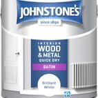 Johnstone's Quick Dry Satin - Brilliant White additional 1