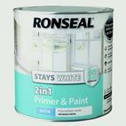Ronseal Stays White 2in1 Primer &amp; Paint additional 2