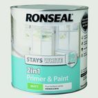 Ronseal Stays White 2in1 Primer &amp; Paint additional 4