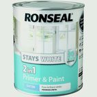 Ronseal Stays White 2in1 Primer &amp; Paint additional 1
