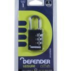 Defender Black Diecast Combi Padlock additional 2