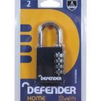 Defender Black Diecast Combi Padlock additional 3