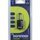 Defender Black Diecast Combi Padlock additional 1