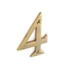 Securit Brass Numeral No.4 additional 1