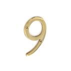 Securit Brass Numeral No.9 additional 2