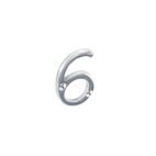 Securit Chrome Numeral 6 additional 2